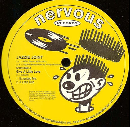 Jazzie Joint : Give A Little Love (12")
