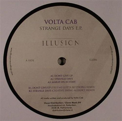 Volta Cab : Strange Days E.P. (12")