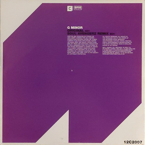 Exhibit A (2) : G Minor (12")