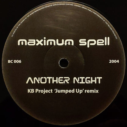 Maximum Spell : Another Night (12", S/Sided)