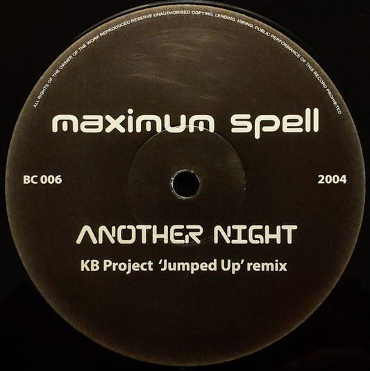 Maximum Spell : Another Night (12", S/Sided)
