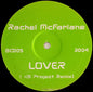 Rachel McFarlane : Lover (12", S/Sided)