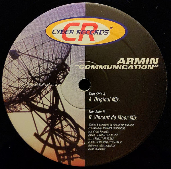 Armin* : Communication (12")