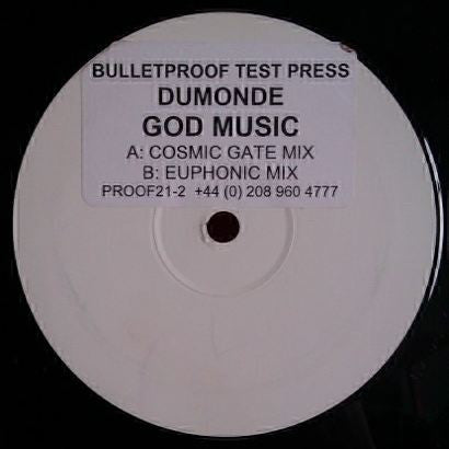 DuMonde : God Music (12", TP, W/Lbl, Sti)