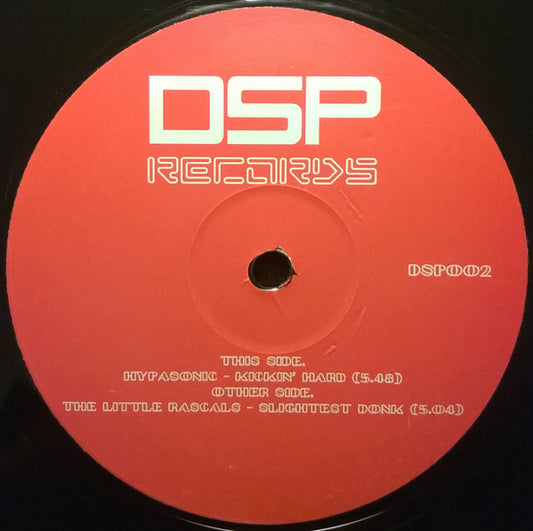 Hypasonic / The Little Rascals : Kickin' Hard / Slightest Donk (12")