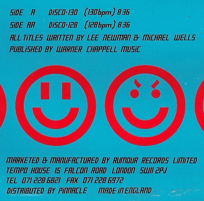 Tricky Disco : Disco 130 (I Feel Like Dancin') (12")