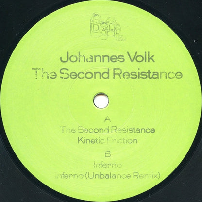 Johannes Volk : The Second Resistance (12")