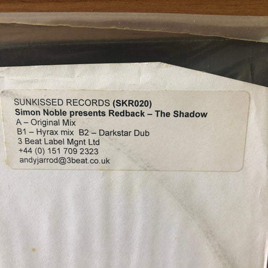 Redback : The Shadow (12", W/Lbl)