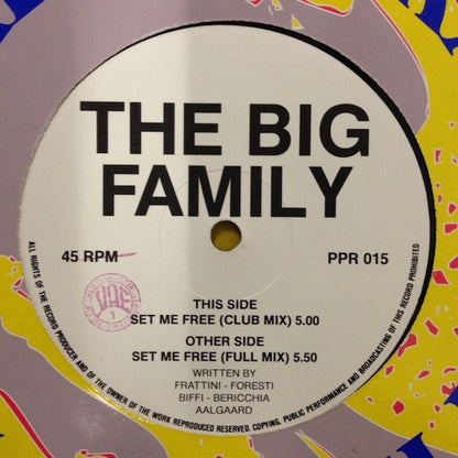 The Big Family : Set Me Free (12")