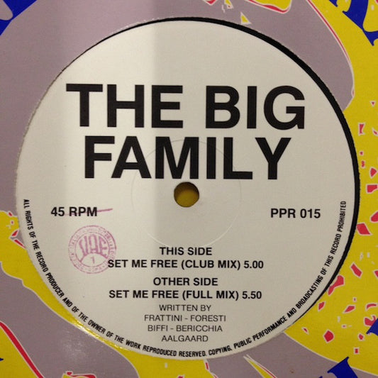 The Big Family : Set Me Free (12")