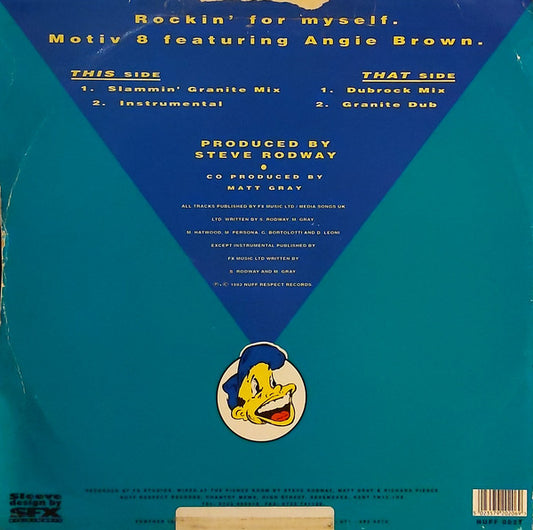 Motiv 8 Featuring Angie Brown : Rockin' For Myself (12")