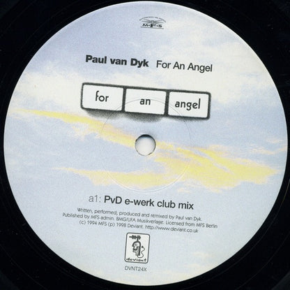Paul van Dyk : For An Angel (12")