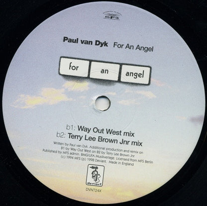 Paul van Dyk : For An Angel (12")