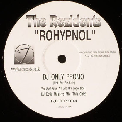 The Rezidents : Rohypnol (12", Promo)