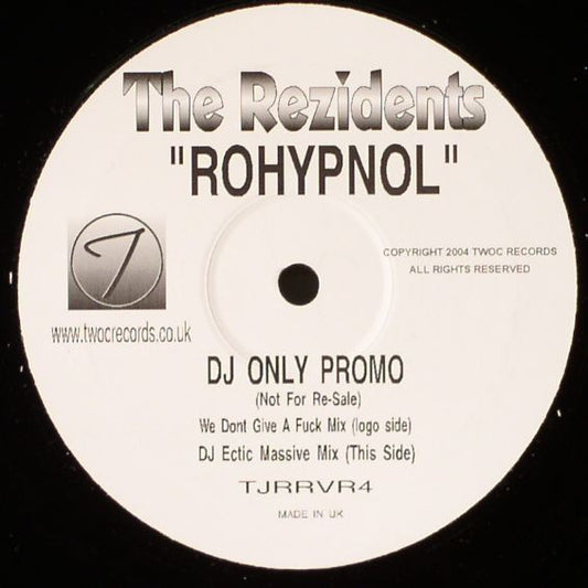 The Rezidents : Rohypnol (12", Promo)