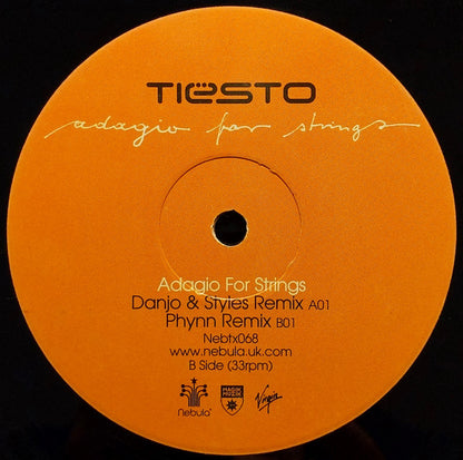 Tiësto* : Adagio For Strings (12")