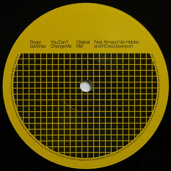Roger Sanchez : You Can't Change Me (12")