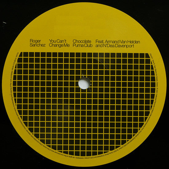 Roger Sanchez : You Can't Change Me (12")