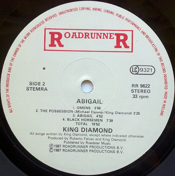 King Diamond : Abigail (LP, Album)