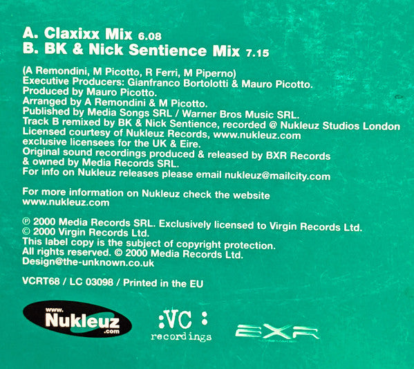 Mauro Picotto : Iguana (12")