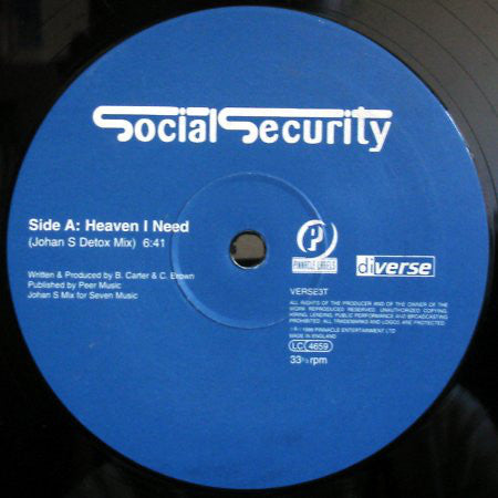 Social Security (4) : Heaven I Need (12")
