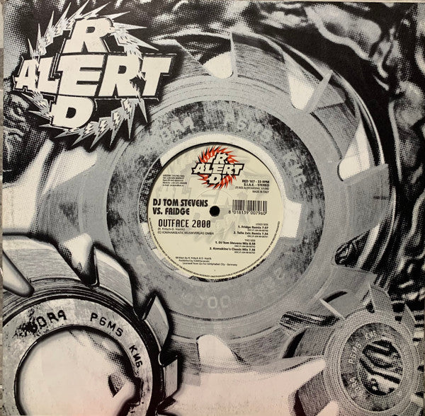 DJ Tom Stevens vs. Fridge* : Outface 2000 (12")