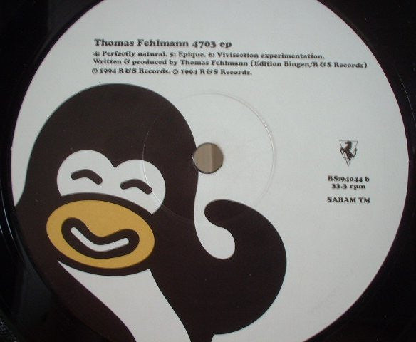 Thomas Fehlmann : Flow EP (12", EP)