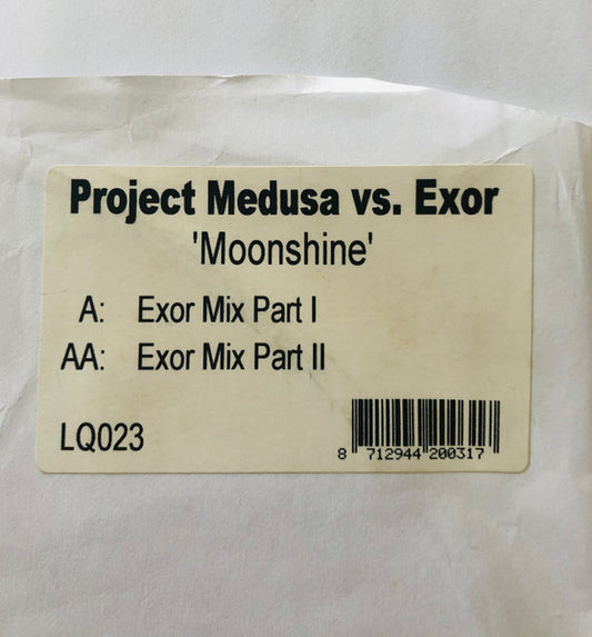 Project Medusa Vs. Exor : Moonshine (12", Promo)