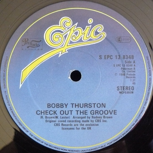Bobby Thurston : Check Out The Groove (12", Single)