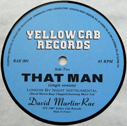 David Martin-Rae : That Man (Extended Version) (12")