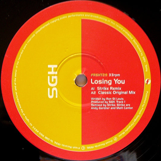 SGH : Losing You (12", RE)