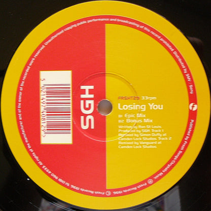 SGH : Losing You (12", RE)