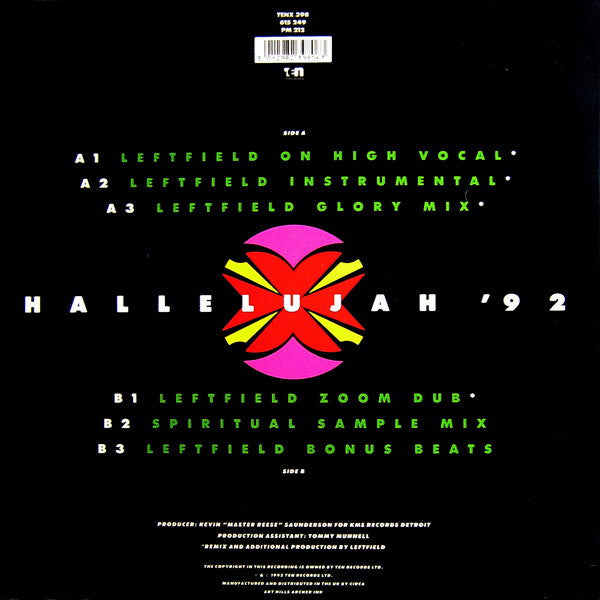 Inner City : Hallelujah '92 (12")