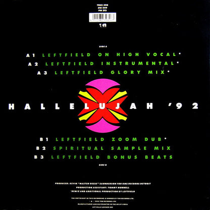 Inner City : Hallelujah '92 (12")