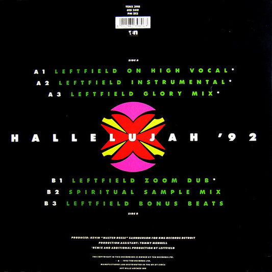 Inner City : Hallelujah '92 (12")