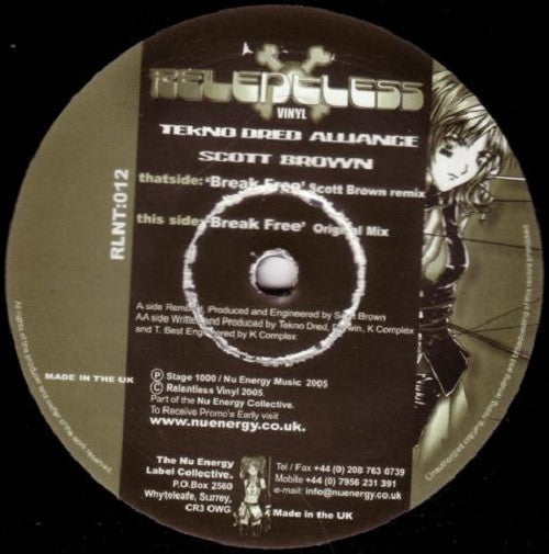 Tekno Dred Alliance* : Break Free (12")
