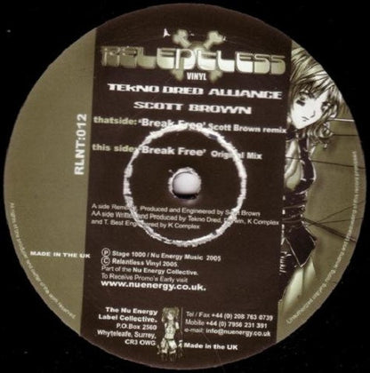 Tekno Dred Alliance* : Break Free (12")