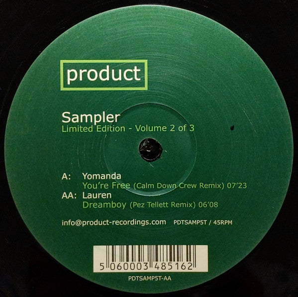 Yomanda / Lauren (5) : Sampler Limited Edition - Volume 2 Of 3 (12", Ltd, Smplr)