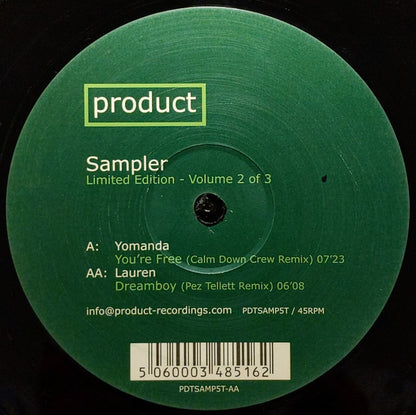 Yomanda / Lauren (5) : Sampler Limited Edition - Volume 2 Of 3 (12", Ltd, Smplr)