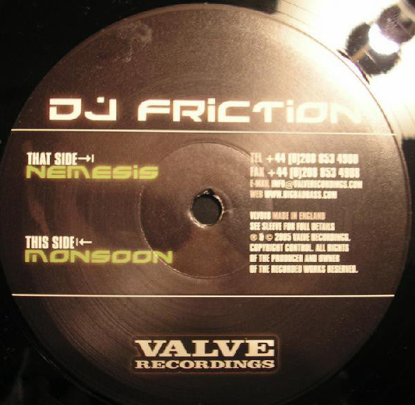 DJ Friction : Nemesis / Monsoon (12")
