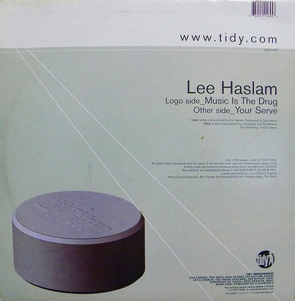 Lee Haslam : Music Is The Drug / Your Serve (12")