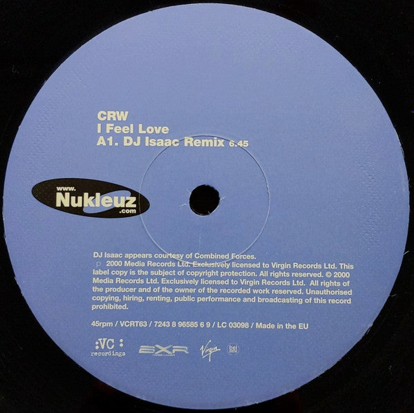 CRW : I Feel Love (12")
