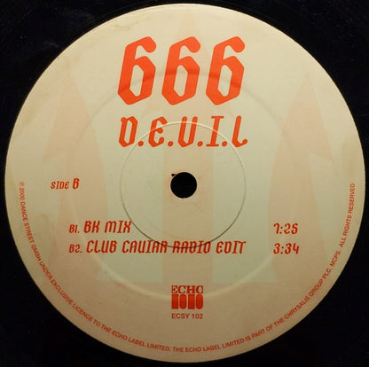 666 : D.E.V.I.L. (12")