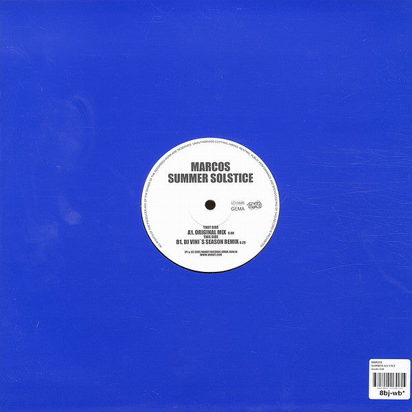 Marcos : Summer Solstice (12")