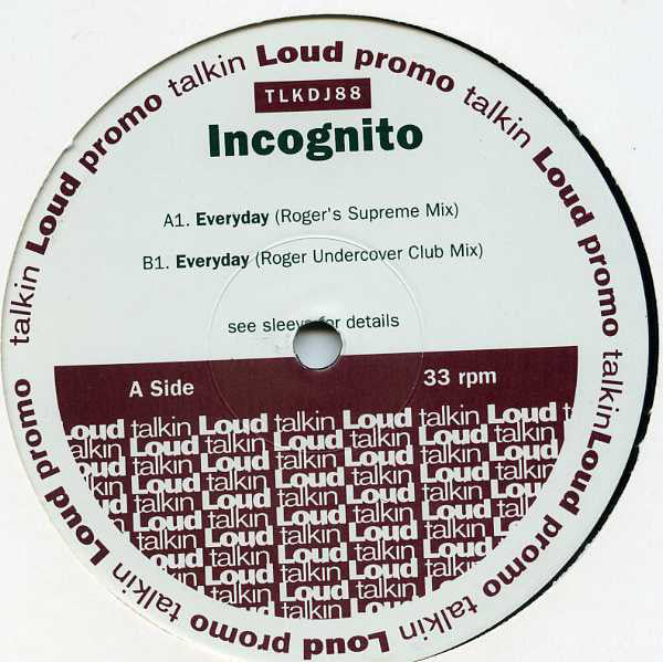 Incognito : Everyday (Roger Sanchez Remixes) (2x12", Promo)