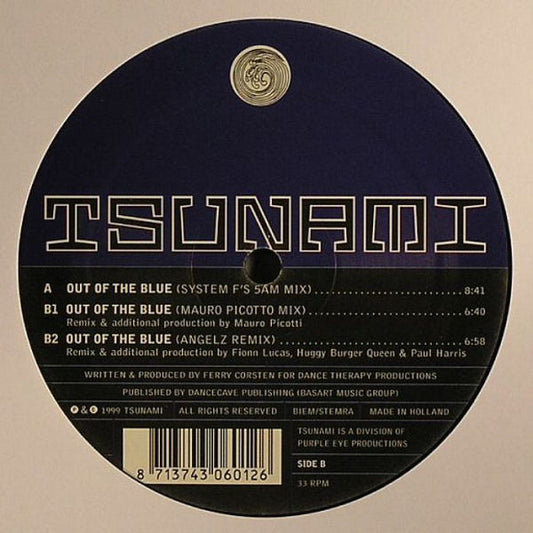 System F : Out Of The Blue (The Remixes) (12")