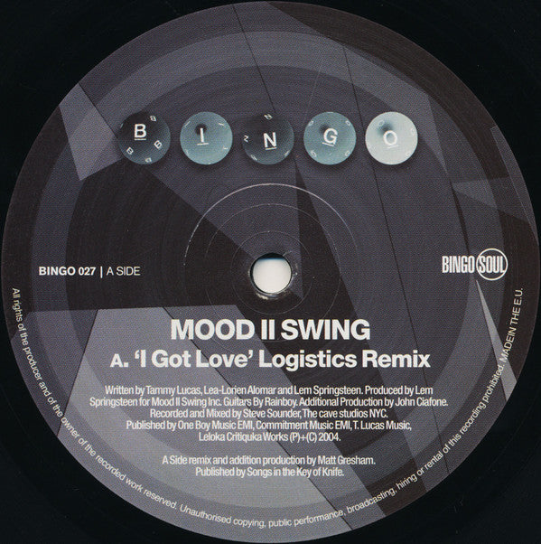 Mood II Swing : I Got Love (Remixes) (12")