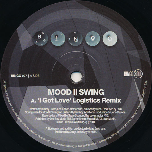 Mood II Swing : I Got Love (Remixes) (12")