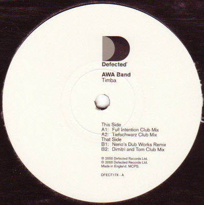 Awa Band : Timba (2x12")