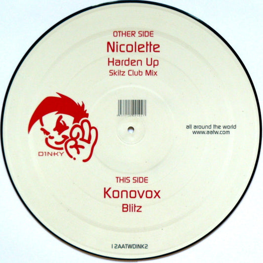 Nicolette (2) / Konovox : Harden Up / Blitz (12", Ltd, Pic)